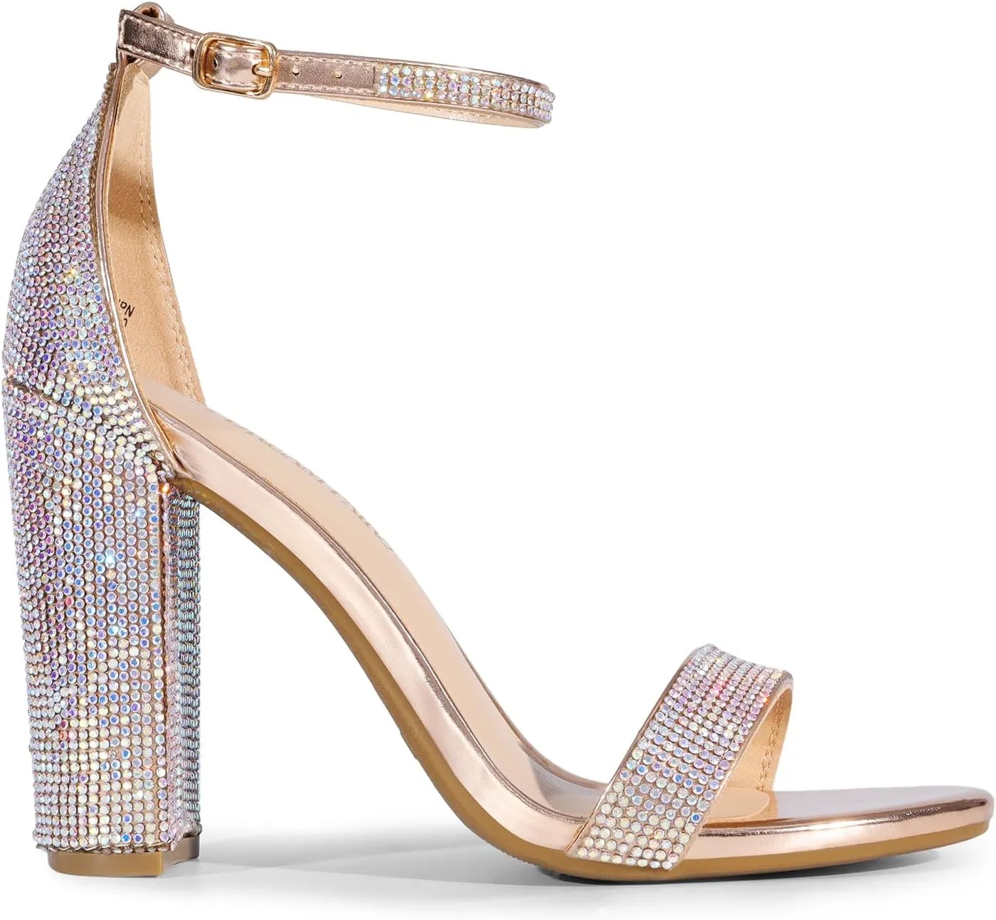 DREAM PAIRS Women's Hi-Chunk High Heel Pump Sandals