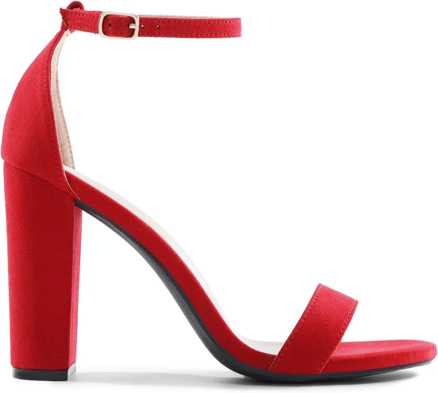 DREAM PAIRS Women's Hi-Chunk High Heel Pump Sandals