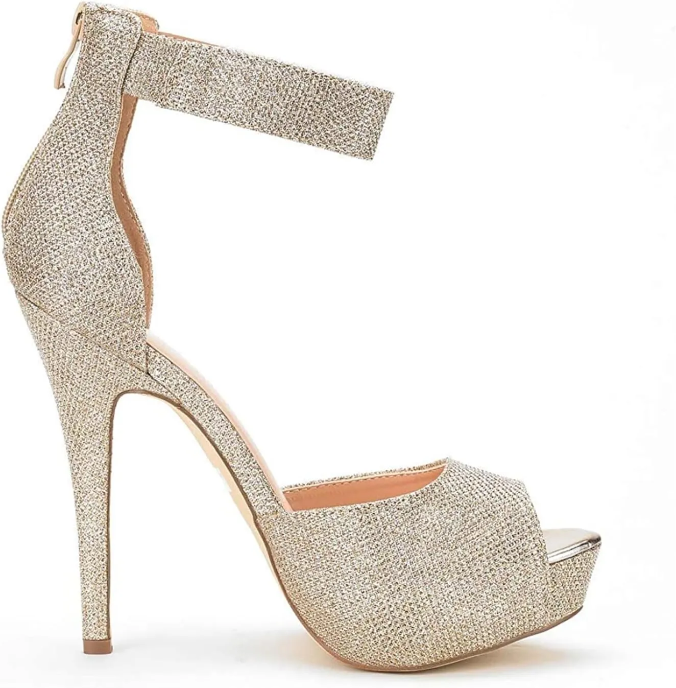 DREAM PAIRS Women's Swan-05 High Heel Platform Dress Pump Shoes