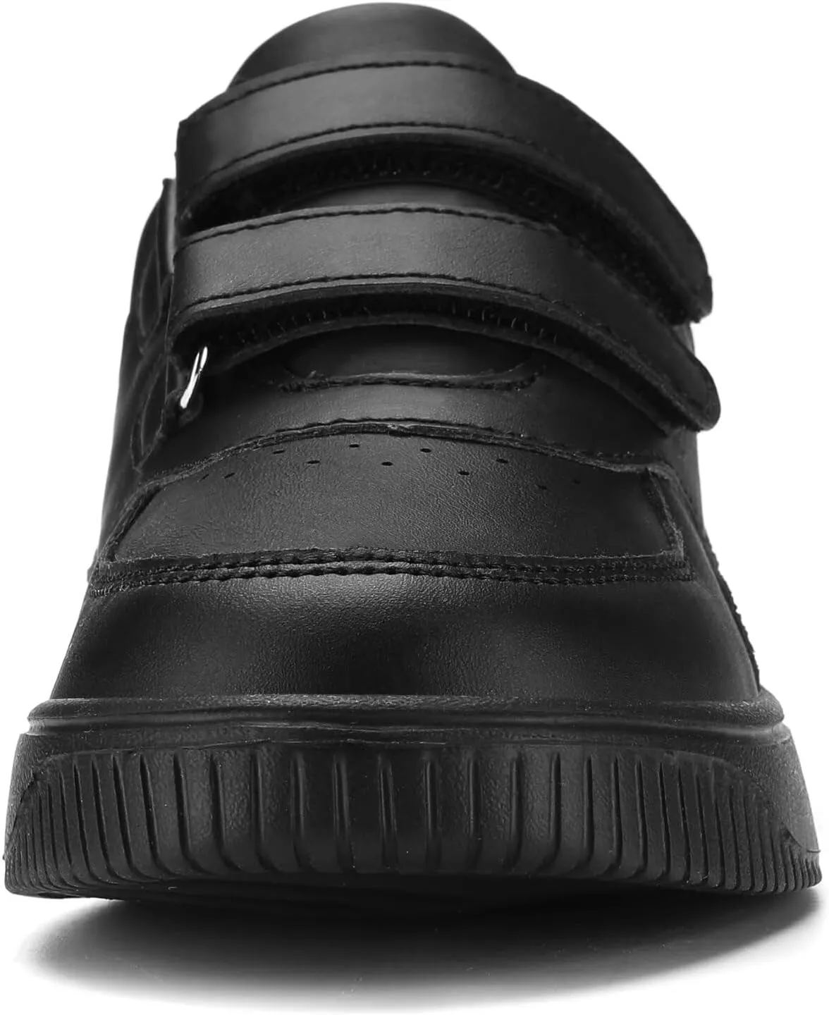 DSWED Black Boys Running Shoes for Girls Leather wear Athletic Kids Fashion Sneakers Tennis Shoes Big Kid Size