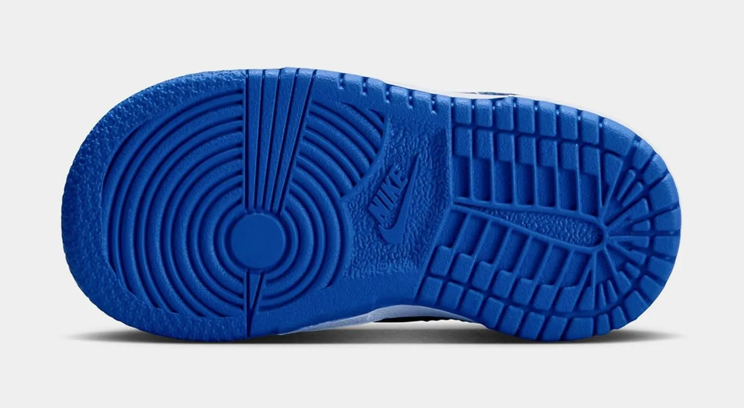 Dunk Low Infant Toddler Basketball Shoes (White/Hyper Royal/Hyper Royal) (FB9107-131, Blue/White)