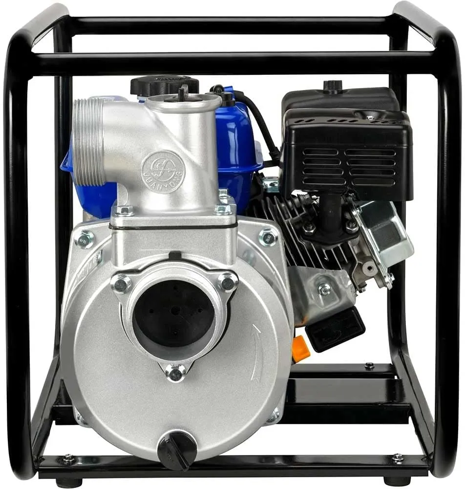 DuroMax XP650WP 208cc 220-Gpm 3,600-Rpm 3-Inch Gasoline Engine Portable Water Pump, 50 State Approved, XP650WP, Blue