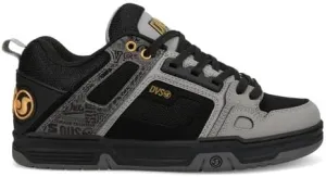 DVS Men's Skate Shoe, Grey/Black/Gold, 13