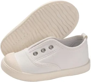 E-FAK Toddler Shoes Boys Girls Canvas Sneaker Slip-On Kids Shoes Light Weight Fashion Casual Running Shoes(Toddle/Little Kids/Baby)