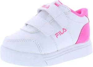 Fila Girls' Lo-Top G1000 Sneakers - White/Multi, 8 Toddler