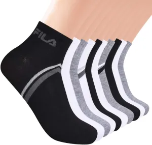 Fila Men's 10-Pack Chevron Striped Quarter Socks
