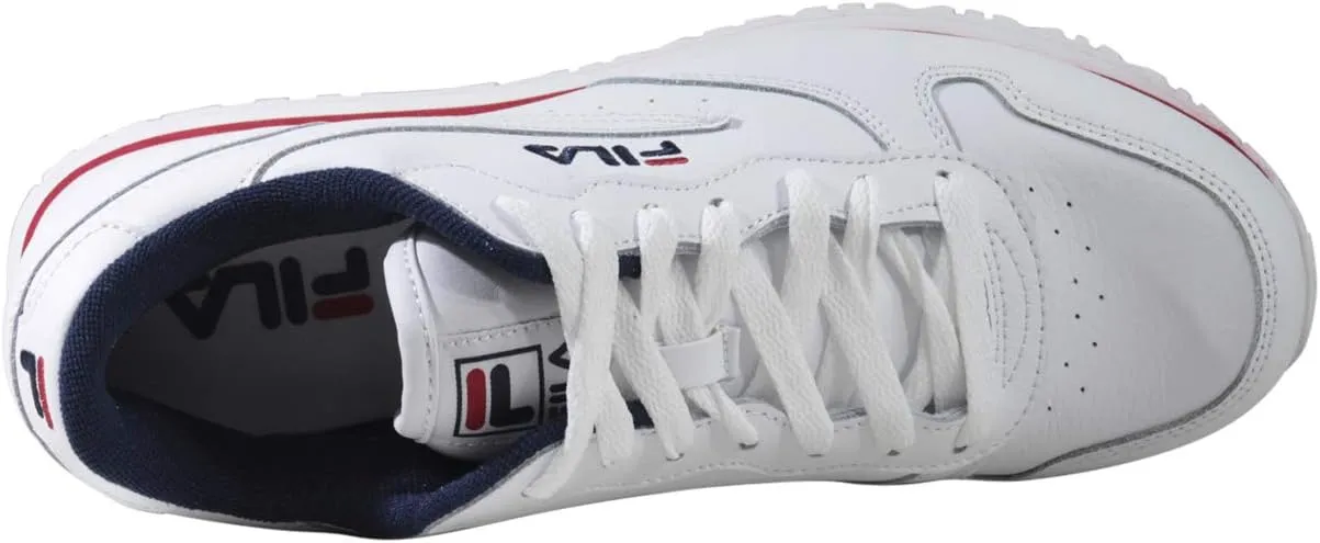 Fila Men's Euro-Jogger-II White Navy Red Sneakers Shoes
