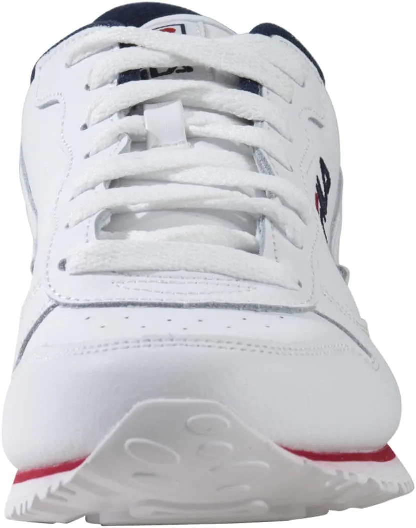 Fila Men's Euro-Jogger-II White Navy Red Sneakers Shoes