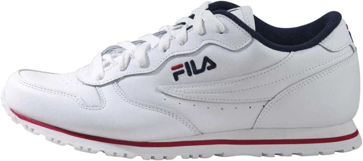 Fila Men's Euro-Jogger-II White Navy Red Sneakers Shoes