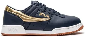 Fila Men's Original Fitness Navy/White/Gold Shoes Sneakers (8)