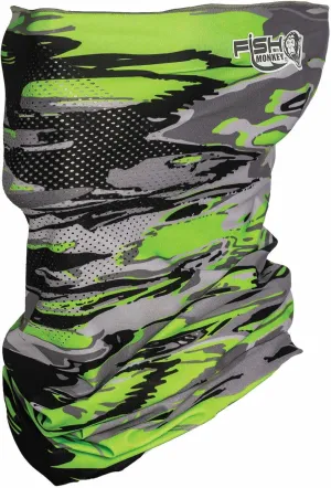 Fish Monkey UPF 50  Flared Face Guard and Four Way Stretch with Glasses Fog Resistant Technology for Men and Women