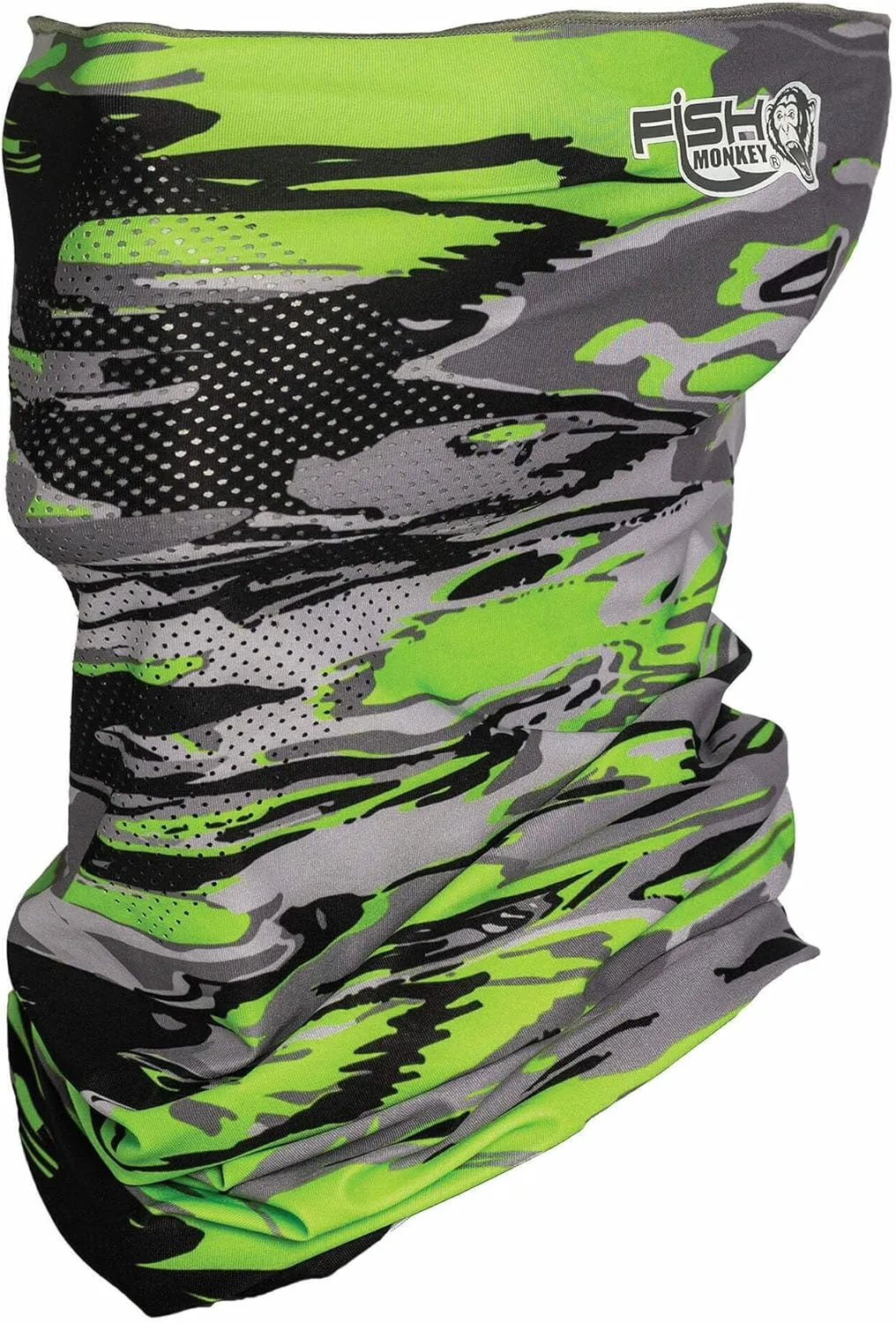Fish Monkey UPF 50  Flared Face Guard and Four Way Stretch with Glasses Fog Resistant Technology for Men and Women