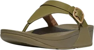FitFlop Lulu Leather Toe Post Sandals