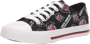 FOCO womens Ncaa College Team Logo Fashion Low Top Canvas Sneakers Shoes