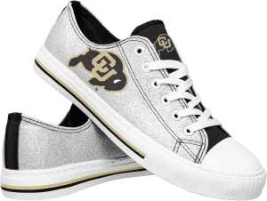 FOCO womens Ncaa College Team Logo Fashion Low Top Canvas Sneakers Shoes