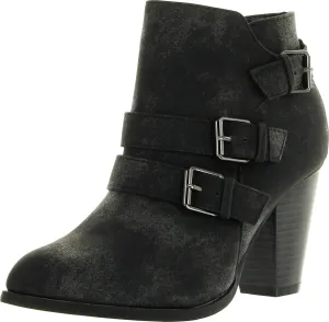 Forever - Women's 3 Buckle Bootie