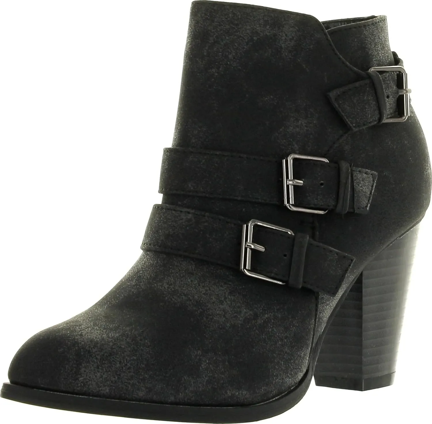 Forever - Women's 3 Buckle Bootie