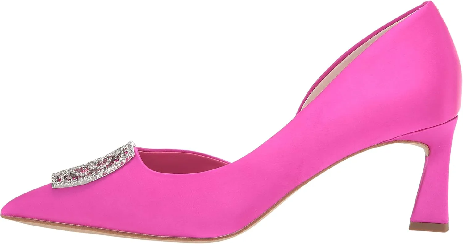 Franco Sarto Women's Tana Pointed Toe D'Orsay Mid Heel Pump