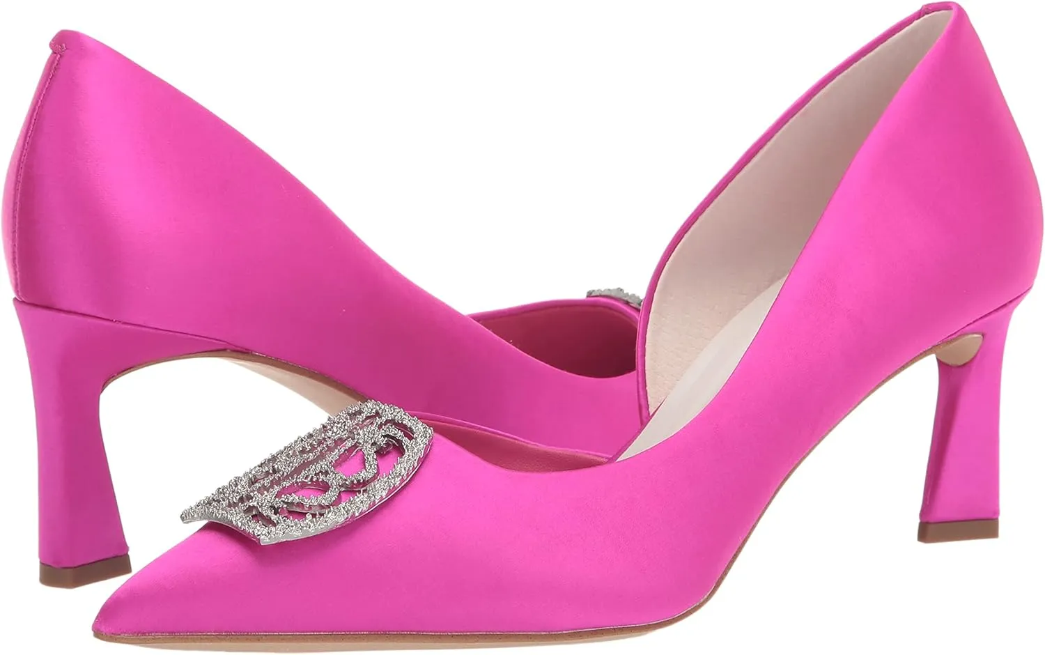 Franco Sarto Women's Tana Pointed Toe D'Orsay Mid Heel Pump