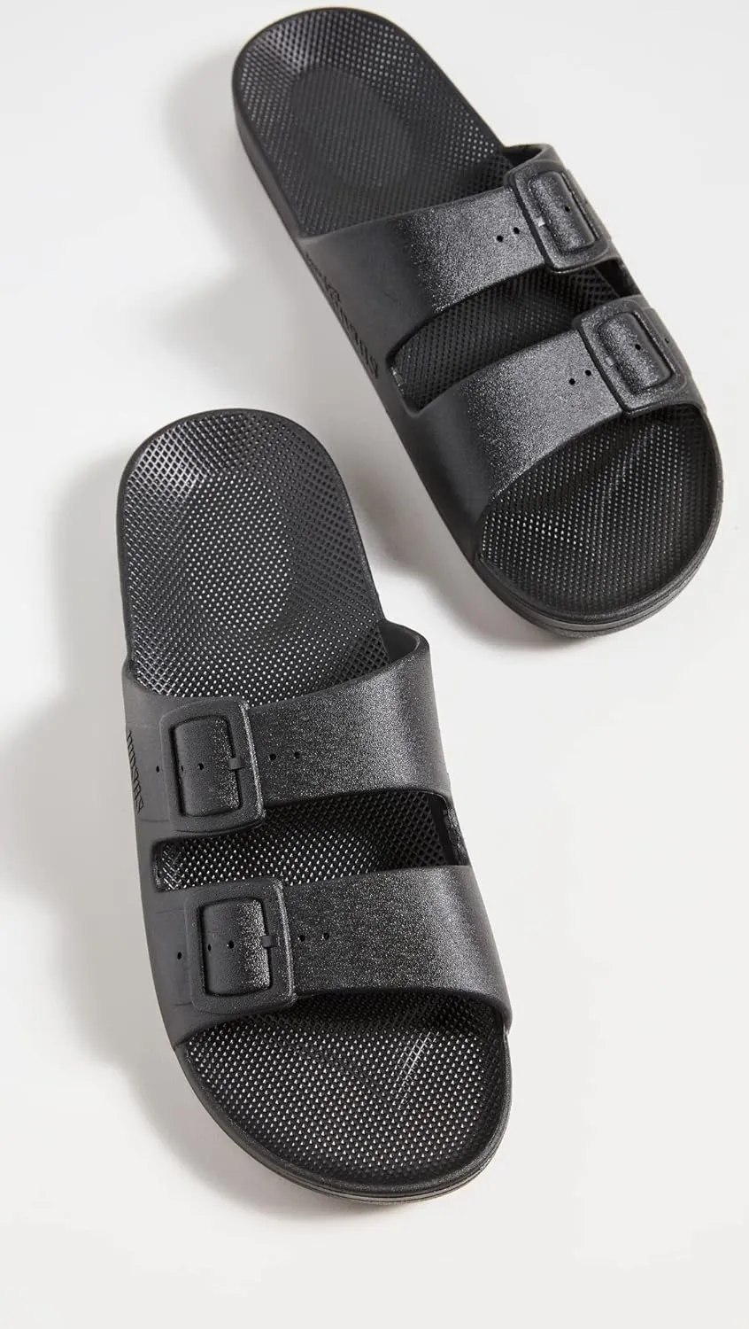 Freedom Moses-Women's Two Band Unisex Slides