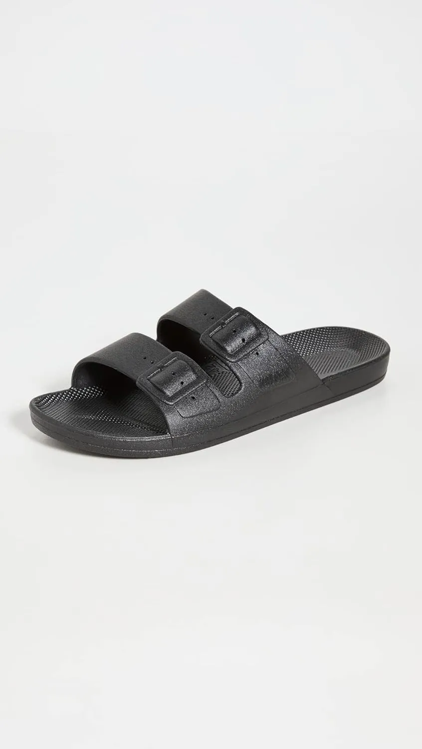Freedom Moses-Women's Two Band Unisex Slides