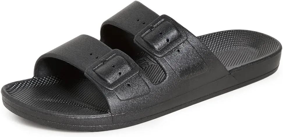 Freedom Moses-Women's Two Band Unisex Slides