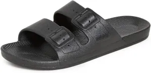 Freedom Moses-Women's Two Band Unisex Slides