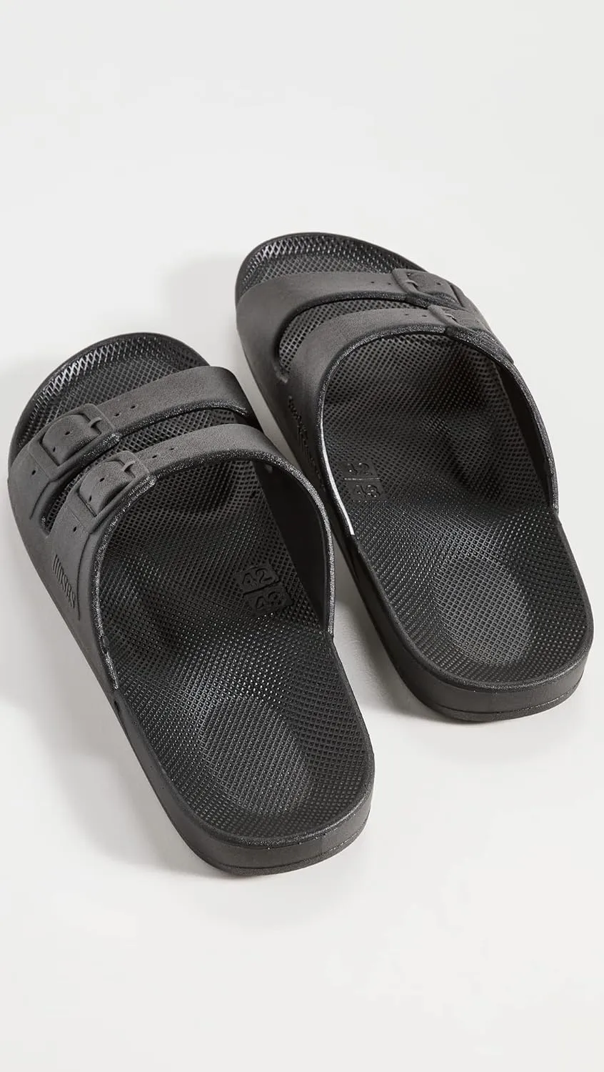 Freedom Moses-Women's Two Band Unisex Slides