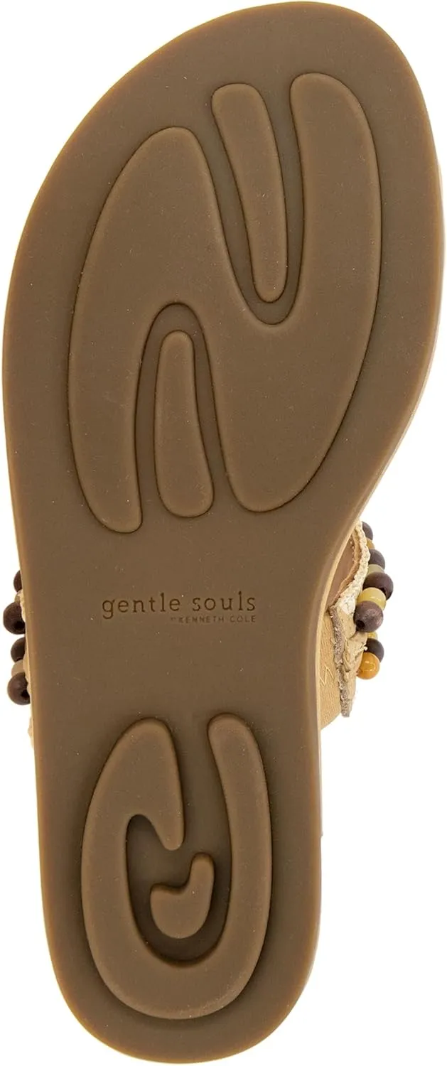 Gentle Souls by Kenneth Cole Women's Lentini Bead Flat Sandal