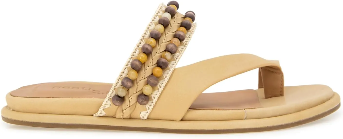 Gentle Souls by Kenneth Cole Women's Lentini Bead Flat Sandal
