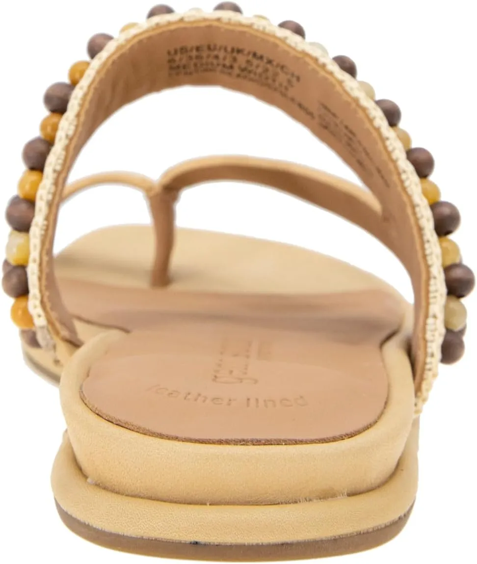 Gentle Souls by Kenneth Cole Women's Lentini Bead Flat Sandal