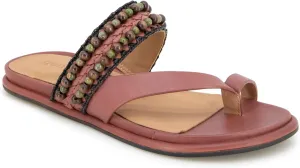 Gentle Souls by Kenneth Cole Women's Lentini Bead Flat Sandal