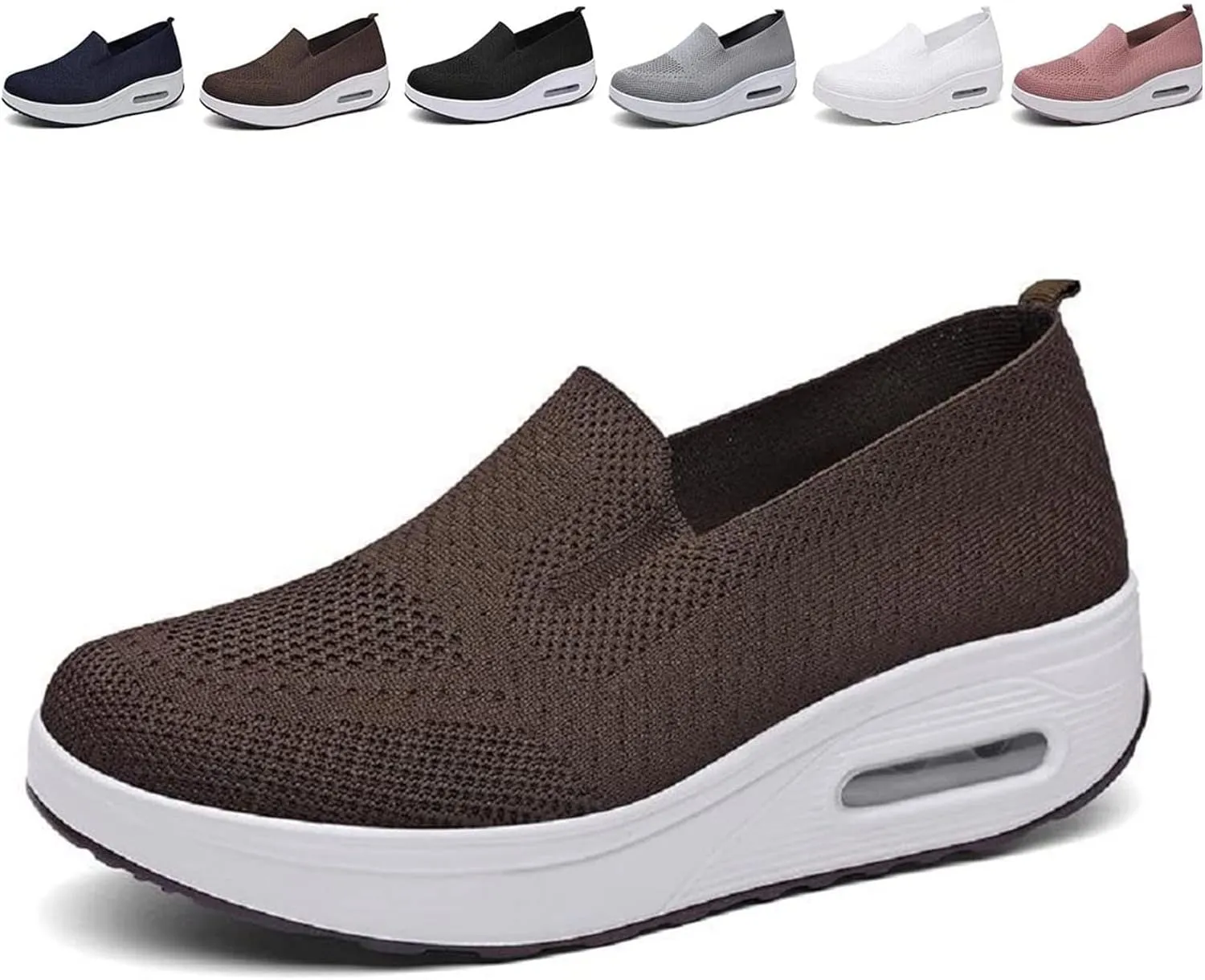 GEOBY Women's Orthopedic Sneakers, Slip-On Light Air Cushion Orthopedic Sneakers, Women Casual Walking Sneaker Orthopedic Arch Diabetes Support 2023