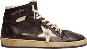 Golden Goose Sky Star Nappa Leather Upper and Star Mens Sneaker GMF00230-F002944-80203 - 40 EU/ 7 US