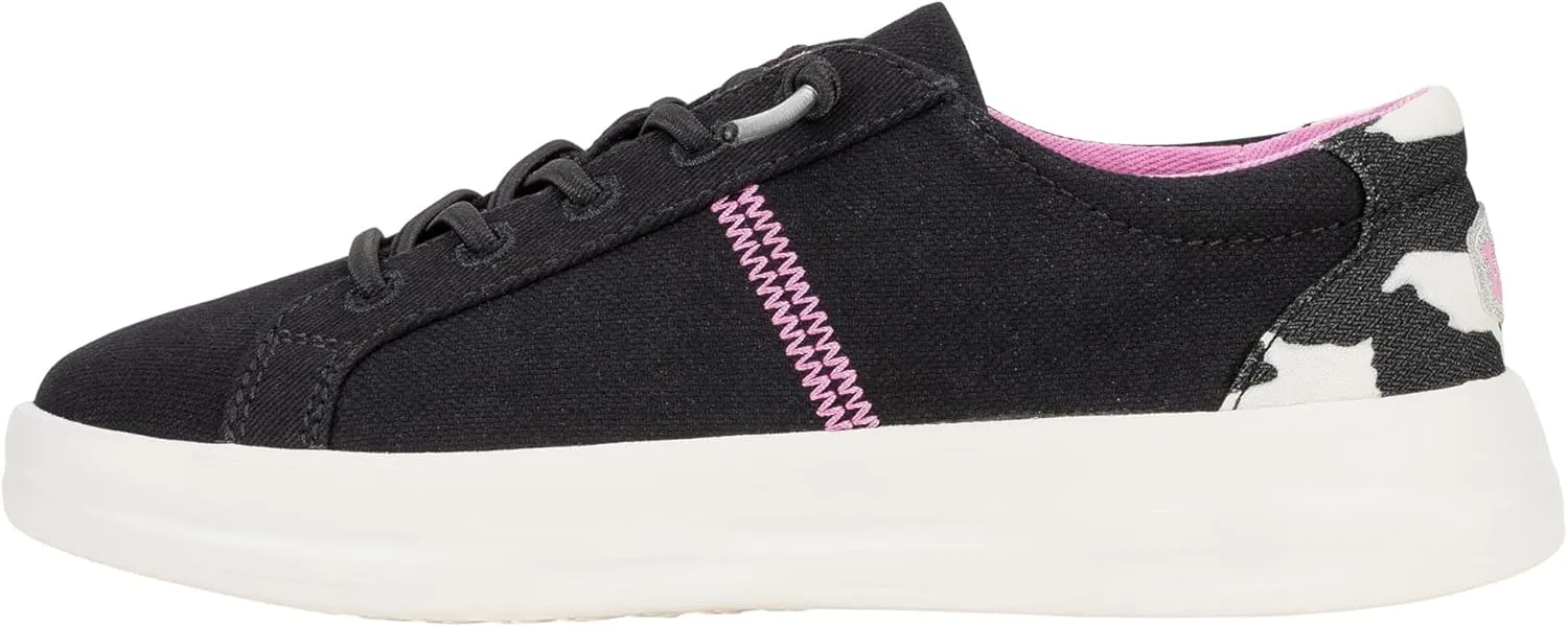 Hey Dude Kids Karina Sparkle (Little Kid/Big Kid) - Sneakers for Kids - Canvas Upper - Cotton Lining