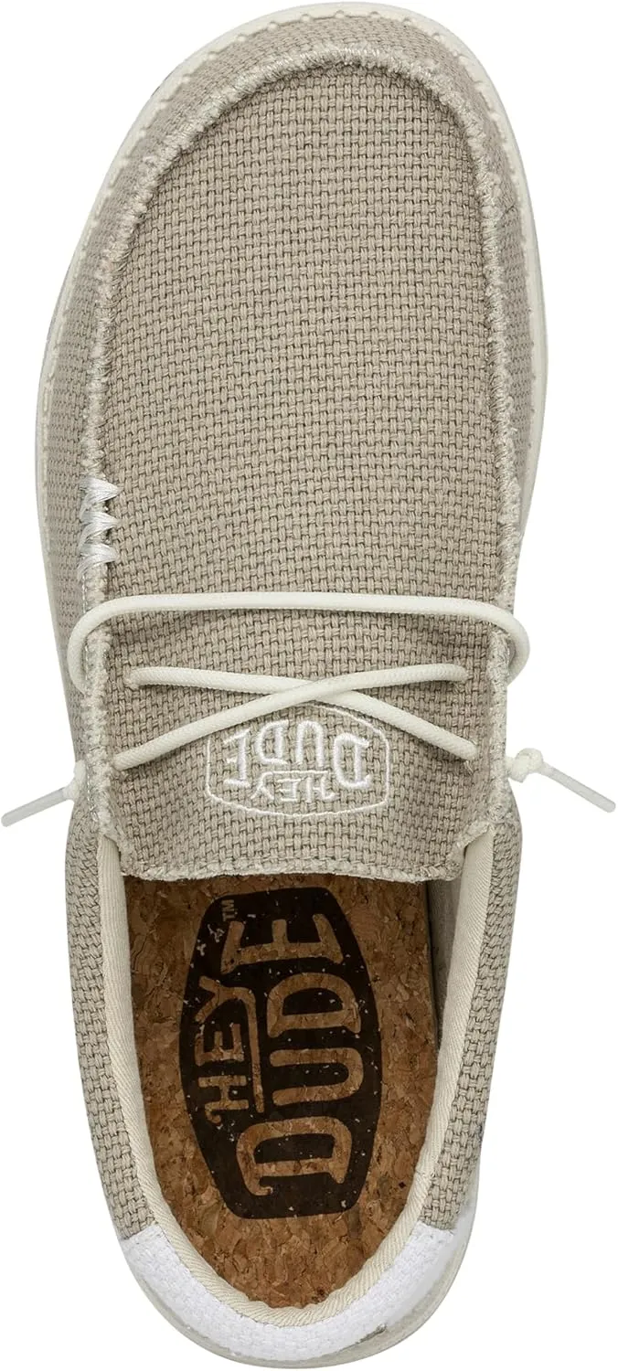Hey Dude Men's Wally Funk | Men’s Shoes | Men's Lace Up Loafers | Comfortable & Light-Weight