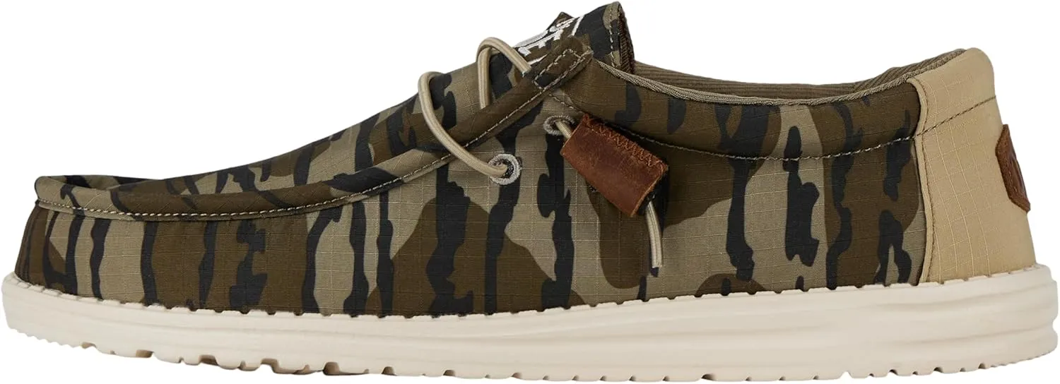 Hey Dude Men's Wally Suede Multiple Colors | Men’s Shoes | Men's Lace Up Loafers | Comfortable & Light-Weight