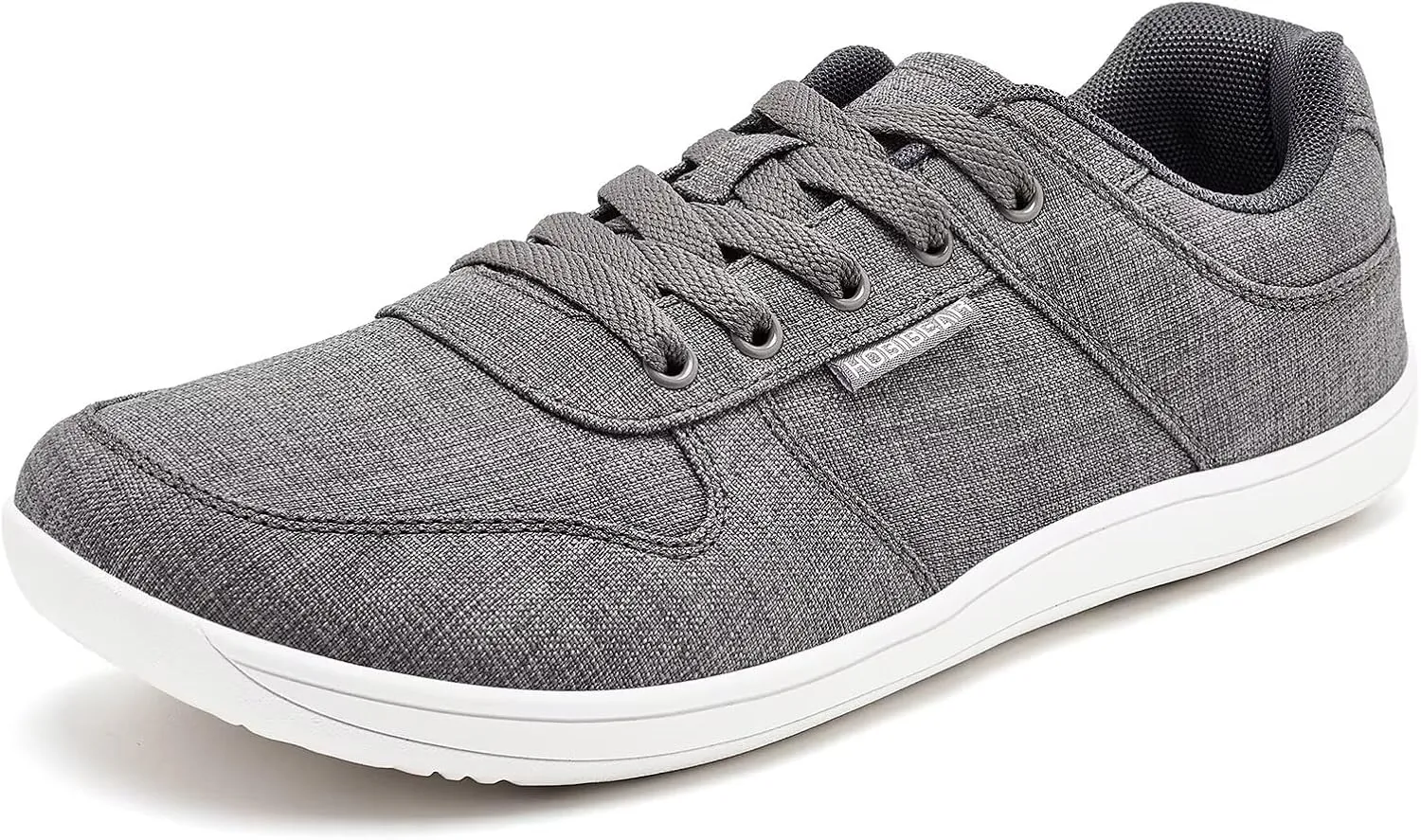 HOBIBEAR Unisex Canvas Shoes Men's Wide Barefoot Shoes Women's Fashion Sneakers Classic Casual Shoes Zero Drop Sole
