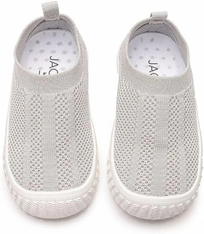 Jack & Lily Canvas Sneakers for Kids - Breathable Toddler Shoes with Non-Slip Sole for Confident Steps - Slip on Shoes for Comfort & Daily Play - Baby Sneakers Keep Little Feet Happy All Day