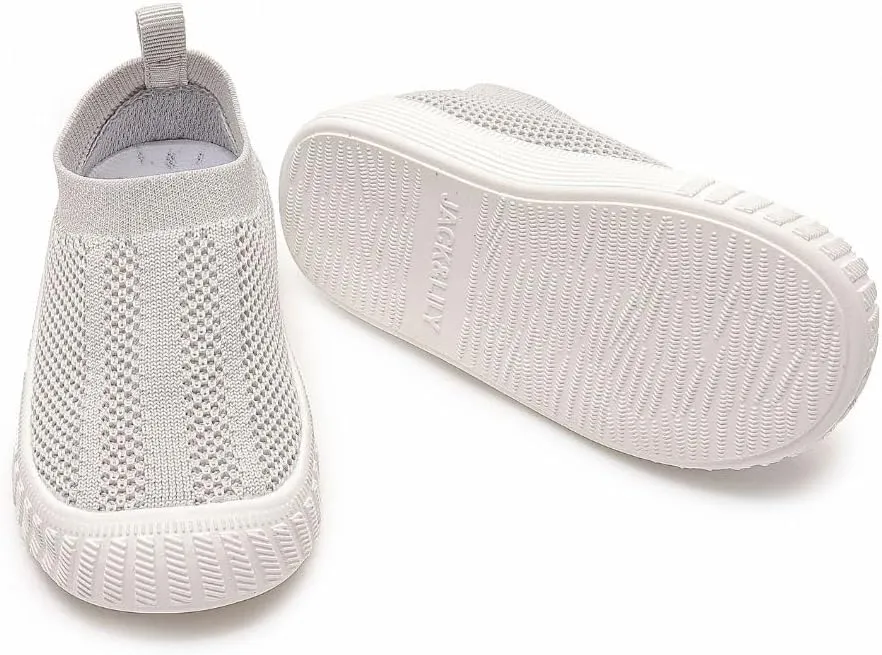Jack & Lily Canvas Sneakers for Kids - Breathable Toddler Shoes with Non-Slip Sole for Confident Steps - Slip on Shoes for Comfort & Daily Play - Baby Sneakers Keep Little Feet Happy All Day