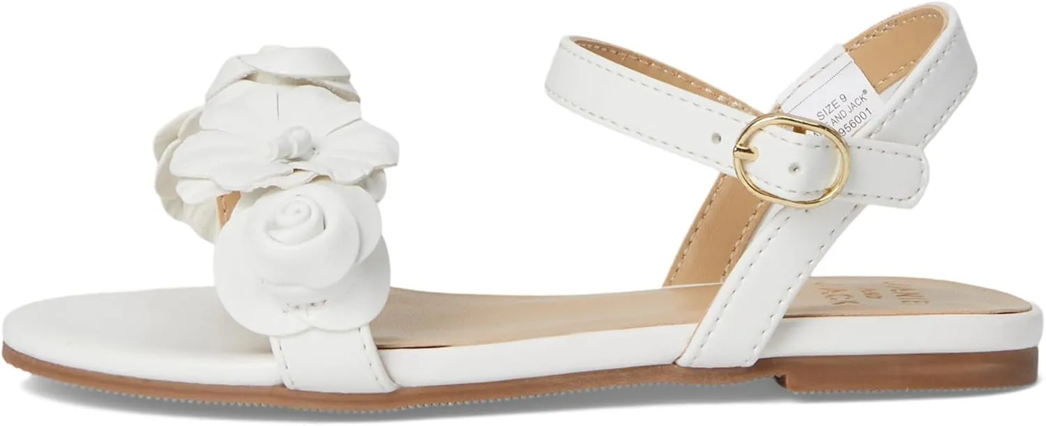 Janie and Jack Girl's Flower Sandal (Toddler/Little Big Kid) Flat