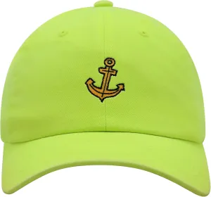 JPAK Anchor Premium Dad Hat Embroidered Cotton Baseball Cap Boat Pirate
