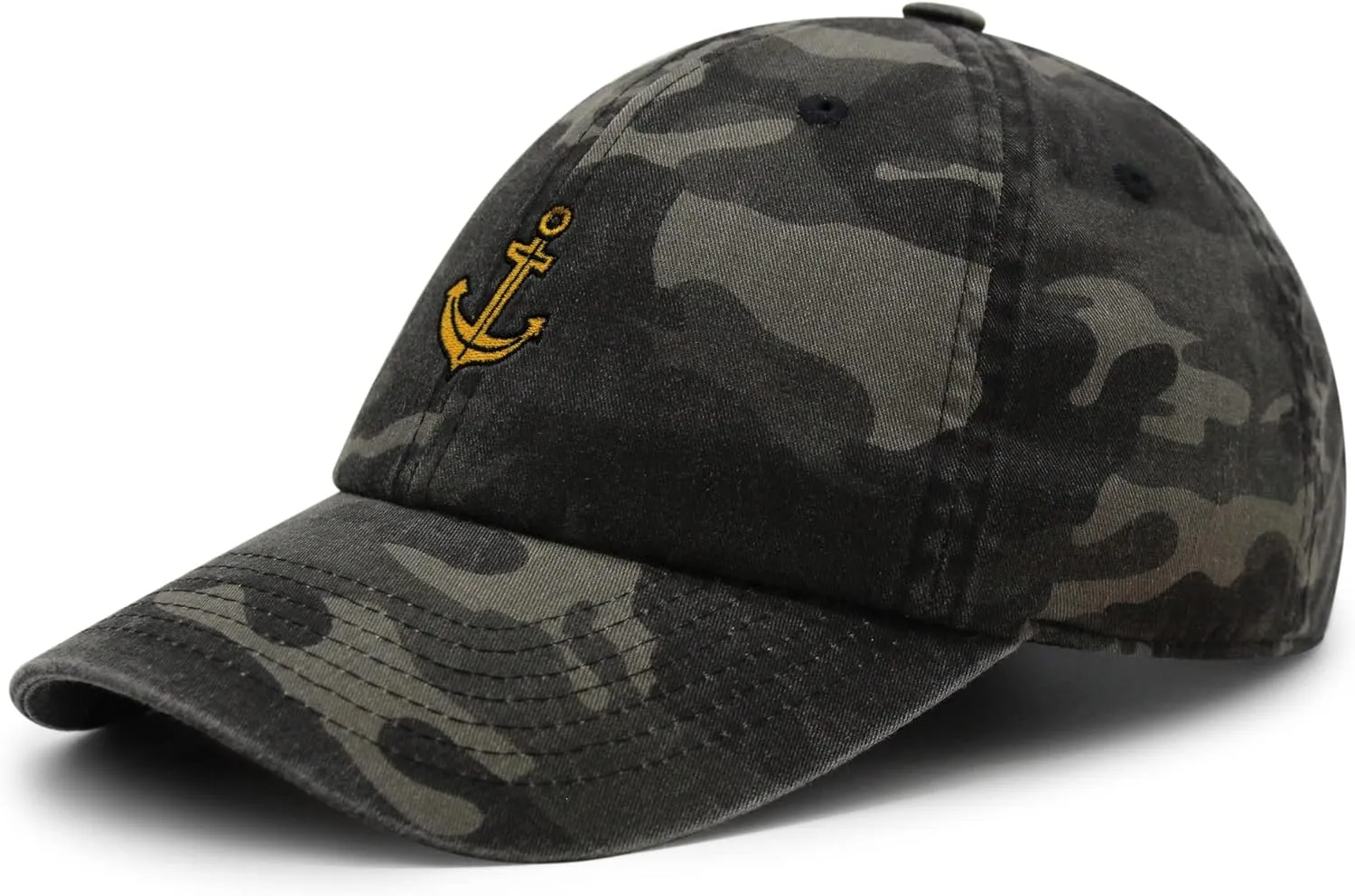 JPAK Anchor Premium Dad Hat Embroidered Cotton Baseball Cap Boat Pirate
