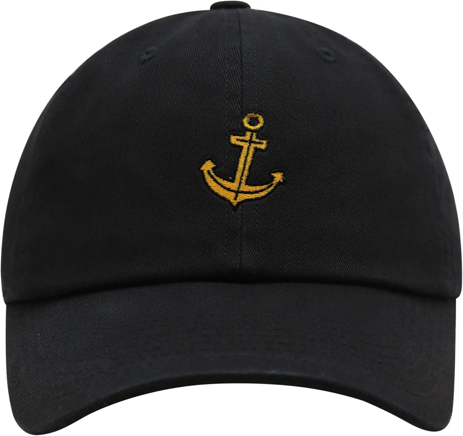 JPAK Anchor Premium Dad Hat Embroidered Cotton Baseball Cap Boat Pirate
