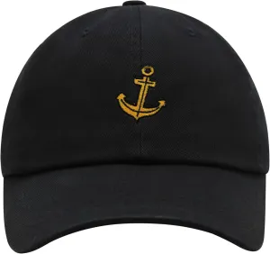 JPAK Anchor Premium Dad Hat Embroidered Cotton Baseball Cap Boat Pirate