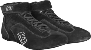 K1 Challenger Nomex® Adult Auto Racing Shoes - SFI 3.3/5 - Black - Size 9