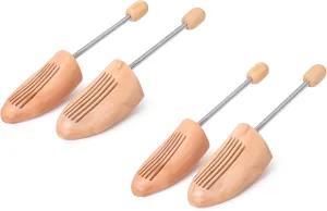 Kaps – Wooden Shoe Trees for Men & Women (2 Pck) – Shoe Shaper – Preserves Shape, Absorbs Moisture & Extends Footwear Life