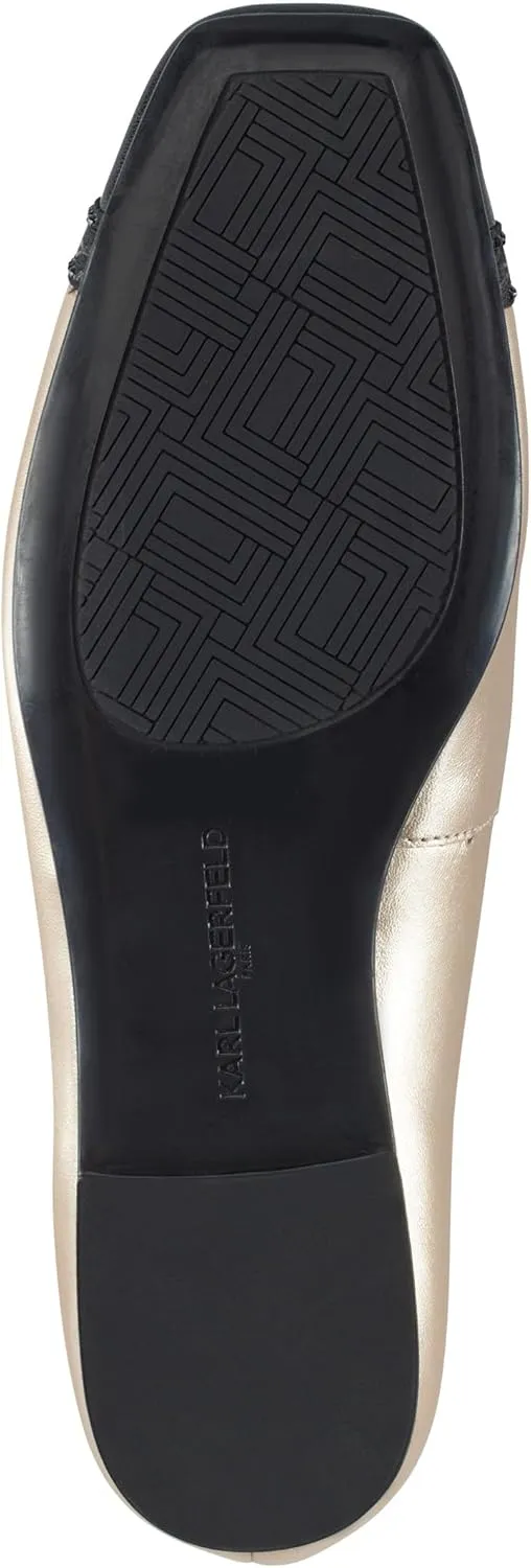 KARL LAGERFELD Women's Zayne Stones Everyday Ballet Flat