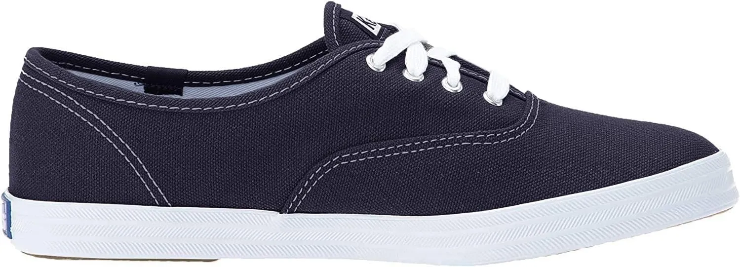 Keds womens Champion Original Canvas fashion sneakers, Navy Canvas, 7 US
