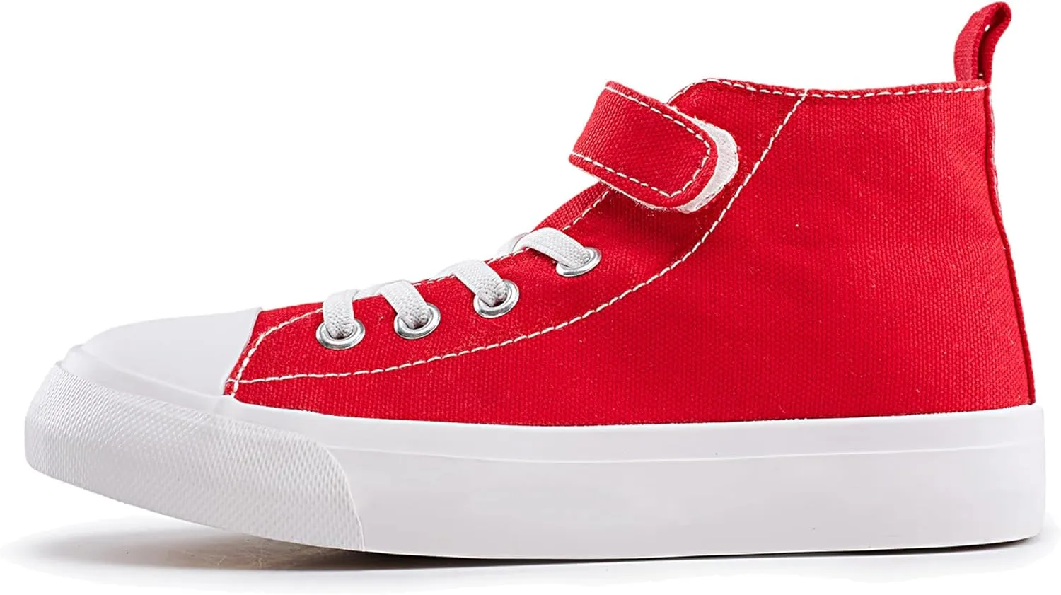 Kids Canvas Sneakers for Boys Girls Lace-up Canvas Shoes Low Top Toddler Walking Shoes Casual Lightweight Adjustable Strap Big Kid Running Sneakers